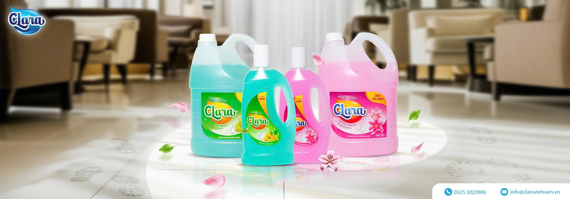Nước lau sàn Clara