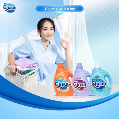 Dịu nhẹ an toàn, không gây hại da tay và máy giặt.