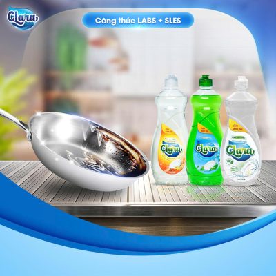Công thức LABS + SLES loại sạch dầu mỡ nhanh chóng  Phân rã lớp dầu mỡ nguội lạnh – làm sạch nhẹ nhàng nhưng hiệu quả.