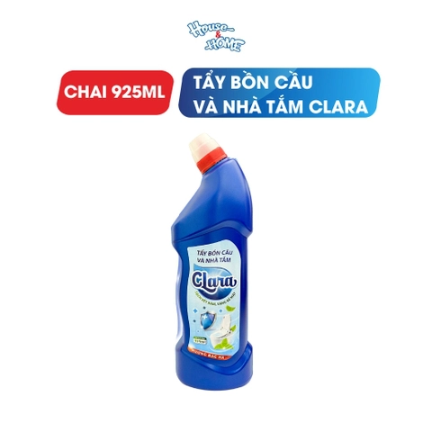 TẨY RỬA BỒN CẦU VÀ NHÀ TẮM CLARA - HƯƠNG BẠC HÀ - CHAI 925ML